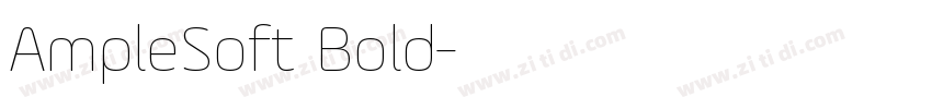 AmpleSoft Bold字体转换